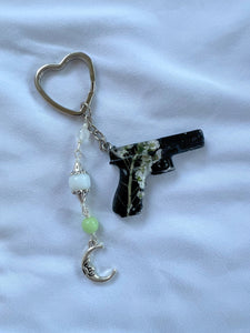 alyssum gun keychain