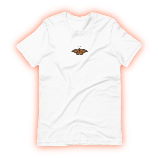 monarch embroidery t-shirt