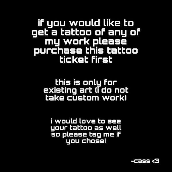 tattoo ticket